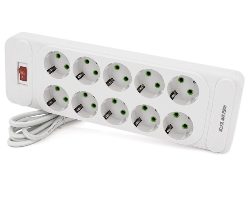 Сетевой фильтр удлинитель Voltronic F-35 White