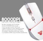 Fantech VX-7 CRYPTO 60IPS, 15G, 800DPI White 5