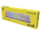 лавиатура игровая механическая HATOR HTK710 Rockfall 2 orange Mecha White 8
