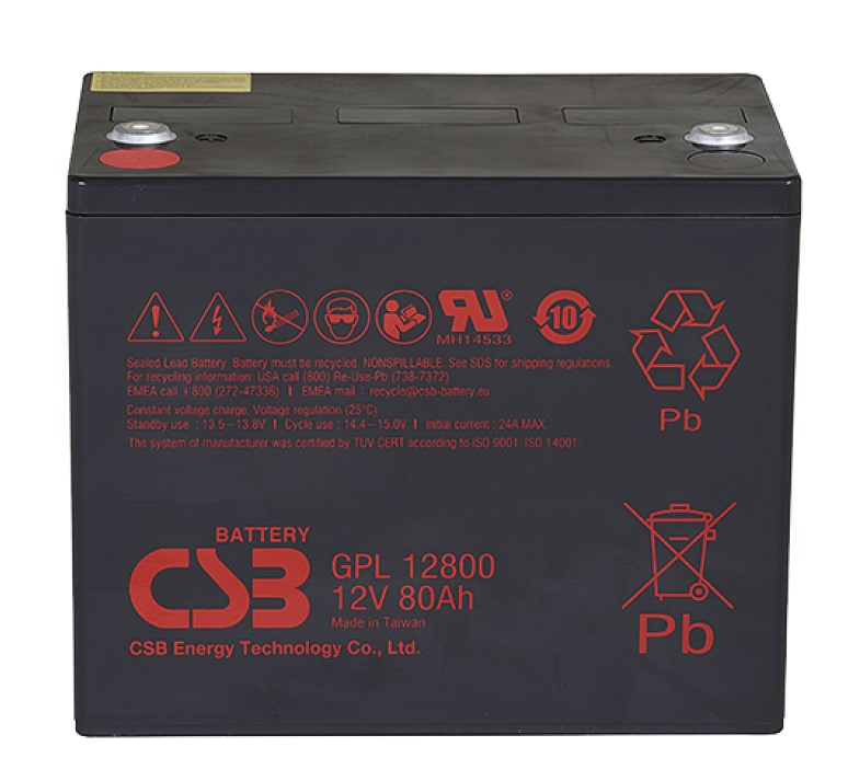 AGM CSB GPL-12800 12V 80Ah AGM CSB GPL-12800 12V 80Ah