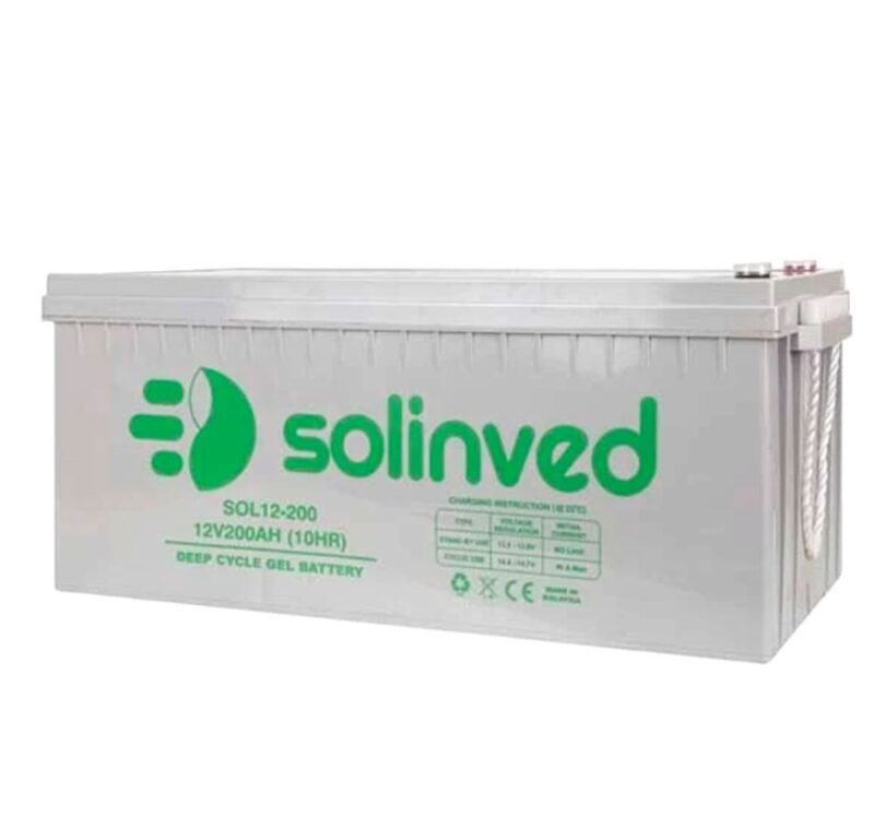 GEL SOLINVED 20012 12V 200Ah GEL SOLINVED 20012 12V 200Ah
