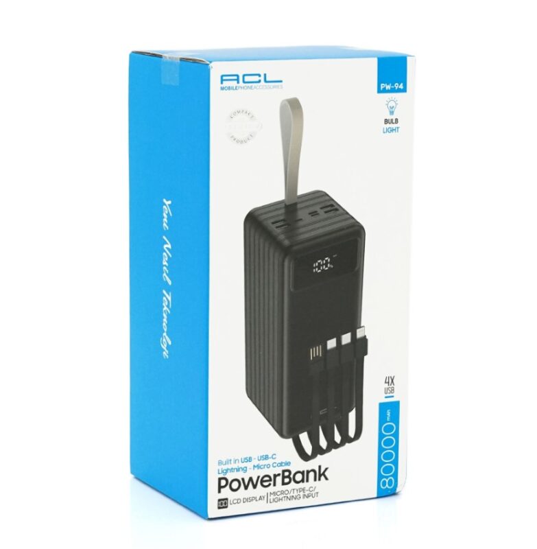 Powerbank ACL PW94 80000mAh