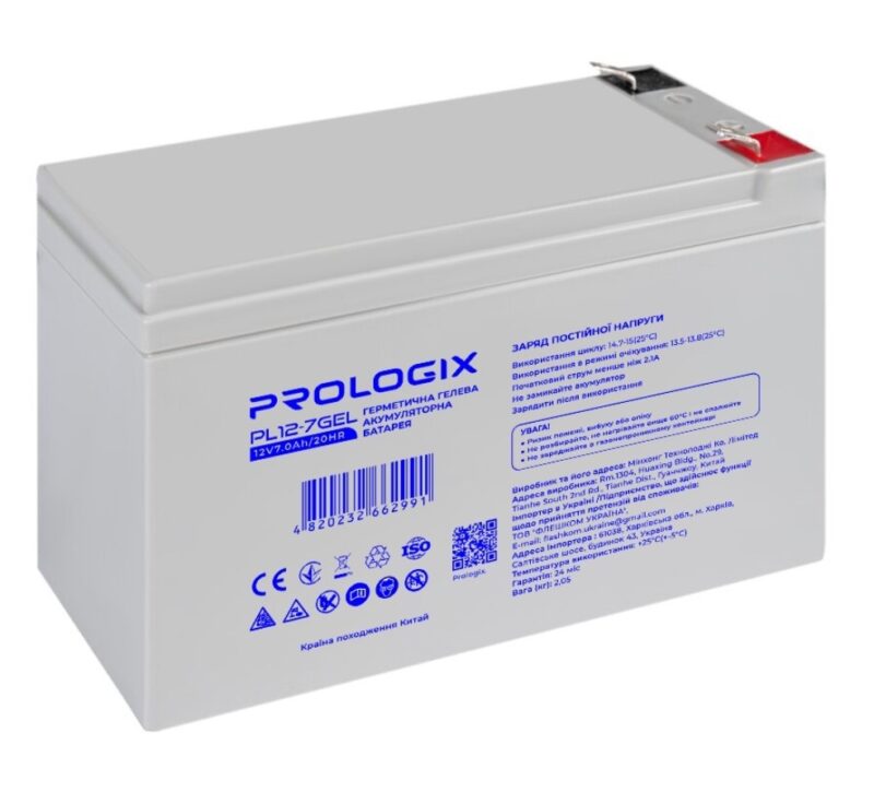 GEL Prologix PL127GEL 12V 7Ah GEL Prologix PL127GEL 12V 7Ah