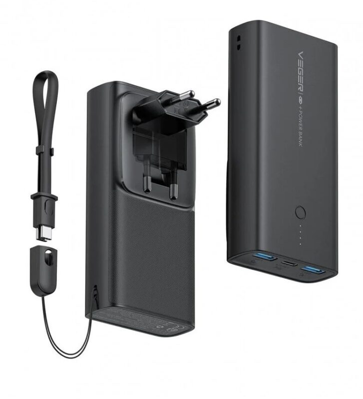 Powerbank Veger ACE-100 10000mAh Black 11