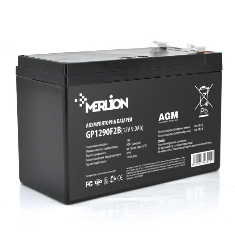 AGM MERLION GP-1290F2B 12V 9 Ah