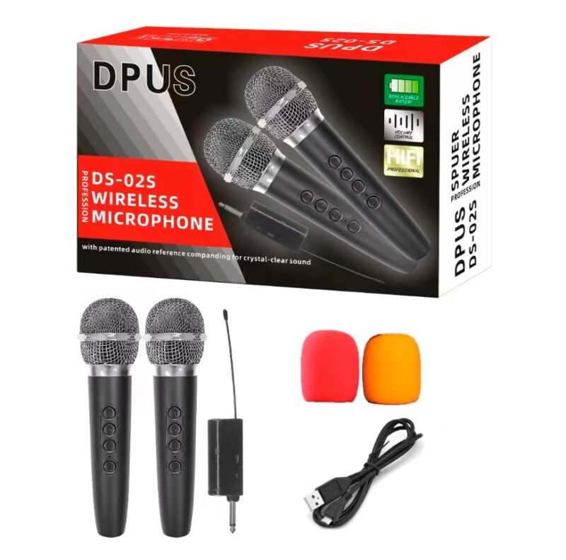 DPUS DS-02S DOUBLE WIRELESS KARAOKE 1 DPUS DS-02S DOUBLE WIRELESS KARAOKE 1