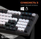 GamePro GPMK-160 Outemu Red Swich Hot-Swap RGB Black 15