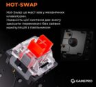 GamePro GPMK-160 Outemu Red Swich Hot-Swap RGB Black 6