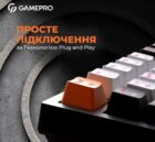 GamePro MK-160 Red Swich Hot-Swap RGB Black-White 13