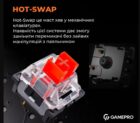 GamePro MK-160 Red Swich Hot-Swap RGB Black-White 6