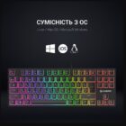 GamePro MK-160B USB Red Switch TKL Hot-Swap RGB Black 13