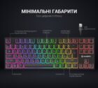 GamePro MK-160B USB Red Switch TKL Hot-Swap RGB Black 5