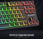 GamePro MK-160B USB Red Switch TKL Hot-Swap RGB Black 8