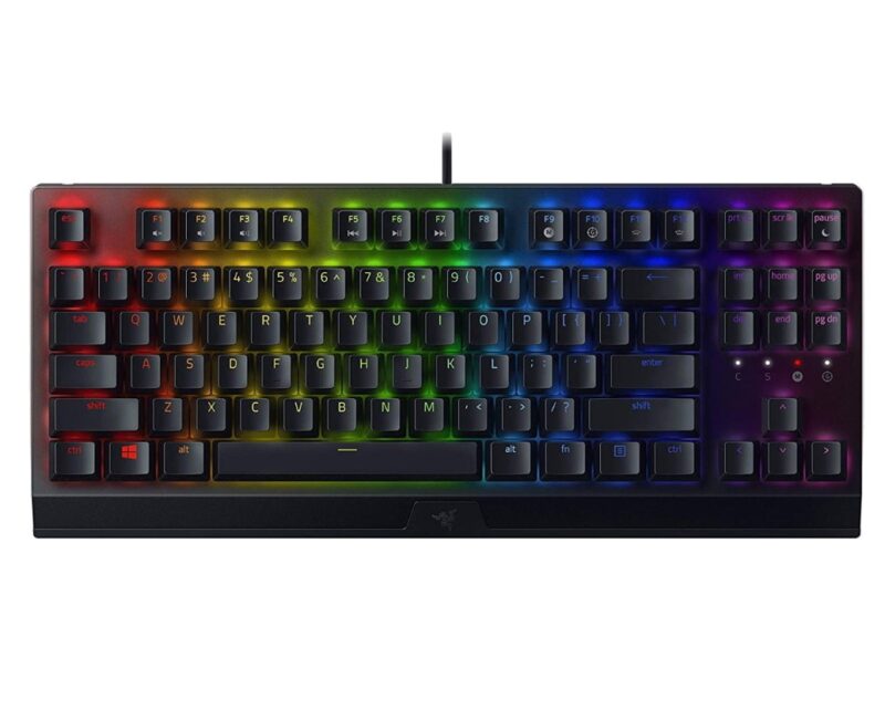 RAZER BlackWidow V-3 TKL RU Green Switch Black