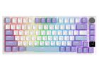 Ajazz AK-820WP PRO White-Purple RGB Flying Fish Switch Hot-Swap