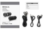 REAL-EL RX733 24W Bluetooth TWS, RGB, haki 118