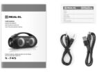 REAL-EL RX745 40W Bluetooth TWS, RGB, Black 1112
