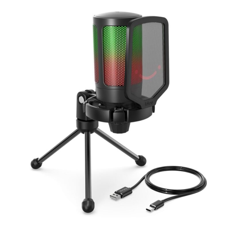 Fifine A6V-B Ampli Game RGB USB Black Fifine A6V-B Ampli Game RGB USB Black