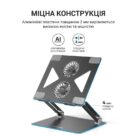 OfficePro LS-121-G 2xfans Aloy Aluminum Black 4