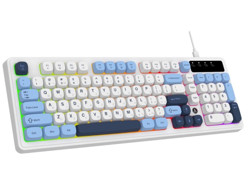 Ajazz AF-B-98 USB White-Blue