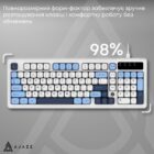 Ajazz AF-B-98 USB White-Blue 7