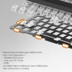 Ajazz AK-820-Max Magnetic Switch USB RGB White 4
