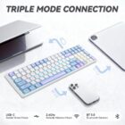 Aula S-100 PRO Wireless White-Black 11