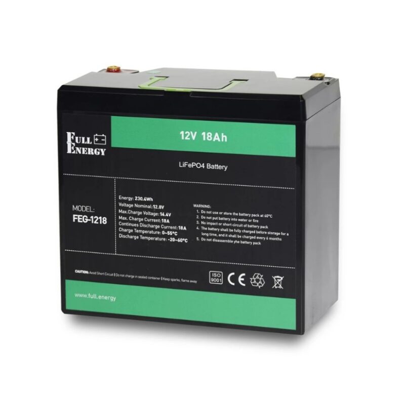 LiFePO4 Full Energy FEG1218 12V 18Ah for UPS LiFePO4 Full Energy FEG1218 12V 18Ah for UPS