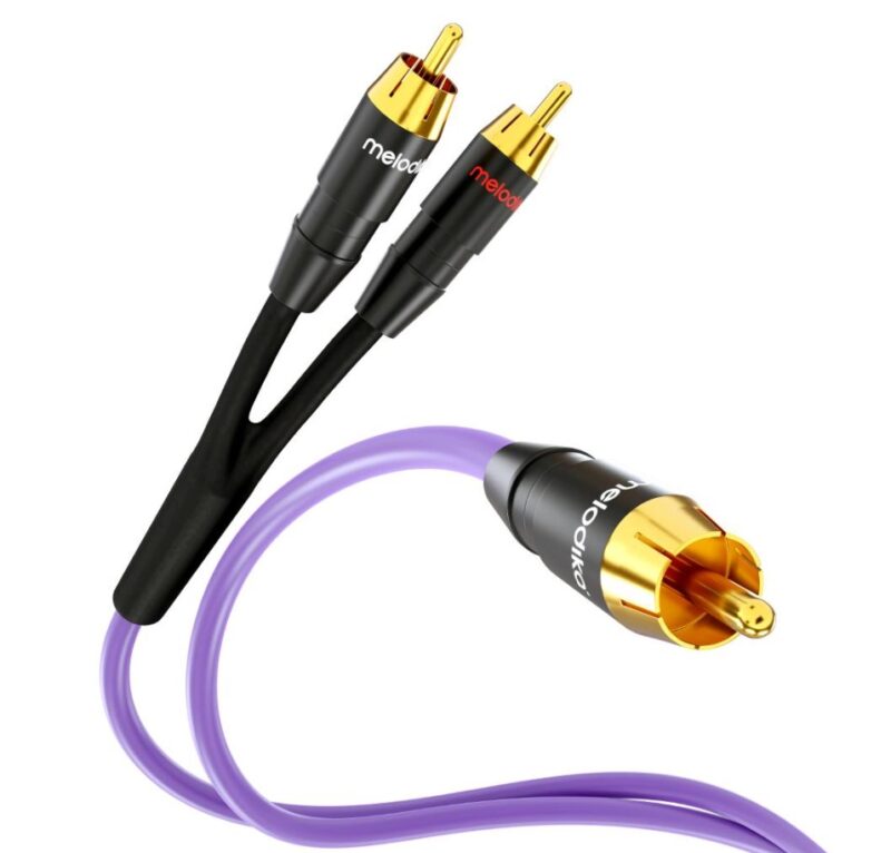 Melodika Purple Subwoofer Cable Y-type MDSW-Y30