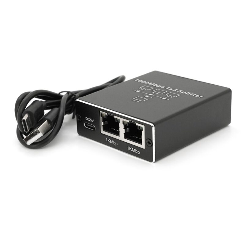 Network splitter Adapter Voltronic YTS-RJ45-1to3 1000Mbps