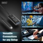 USB Type-C - USB AF Digitus 5m black USB Type-C - USB AF Digitus 5m black