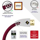 Oehlbach Flex Evolution Ultra High-Speed v2.1 8K 2m burgundy 2 Oehlbach Flex Evolution Ultra High-Speed v2.1 8K 2m burgundy 2