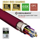 Oehlbach Flex Evolution Ultra High-Speed v2.1 8K 2m burgundy 3 Oehlbach Flex Evolution Ultra High-Speed v2.1 8K 2m burgundy 3