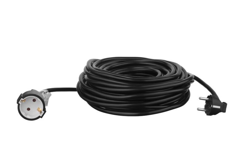 2E Power Extension 1 Type F 20m 16A Black