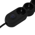 2E Plus Power Extension 3 Type F 3m 10A Black