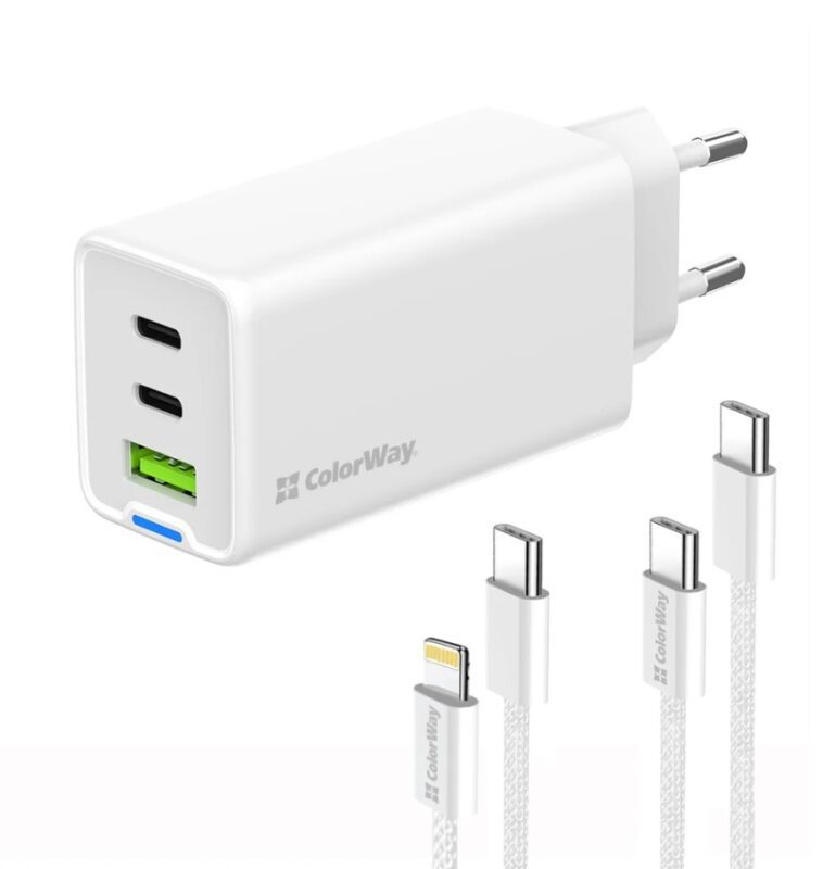 ColorWay CHS058P-DCL GaN Mini 65W