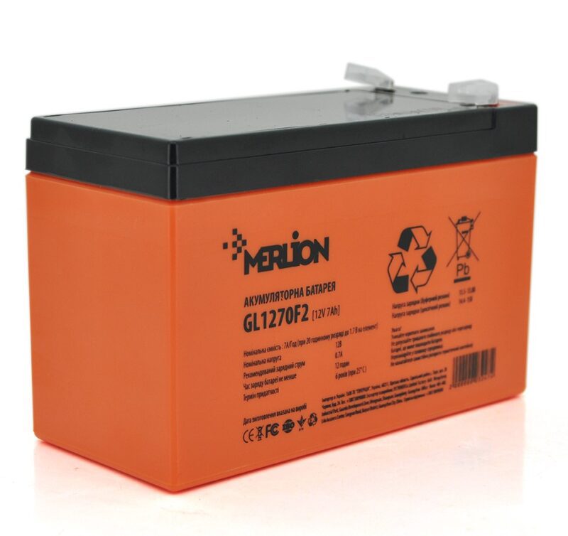 GEL MERLION GL1270F2 12 V 7Ah 1 GEL MERLION GL1270F2 12 V 7Ah 1